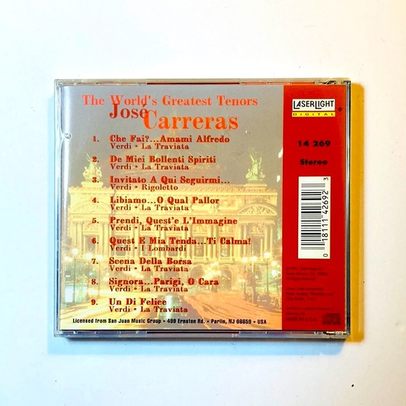 The World’s Greatest Tenors Jose Carreras - Picture 3 of 3